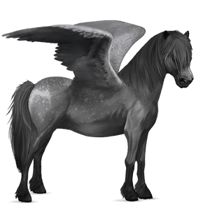 pegasus-ponny gulbrun