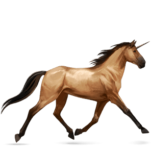 ridenhörning tennessee walker gulbrun