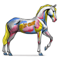 den gudomliga hästen popkonst