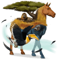 enhörningsponny shetlandsponny konstantskimmel