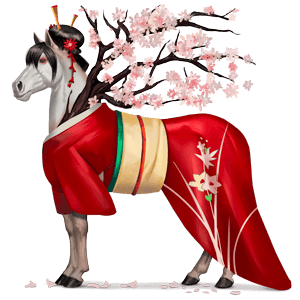 den gudomliga hästen sakura